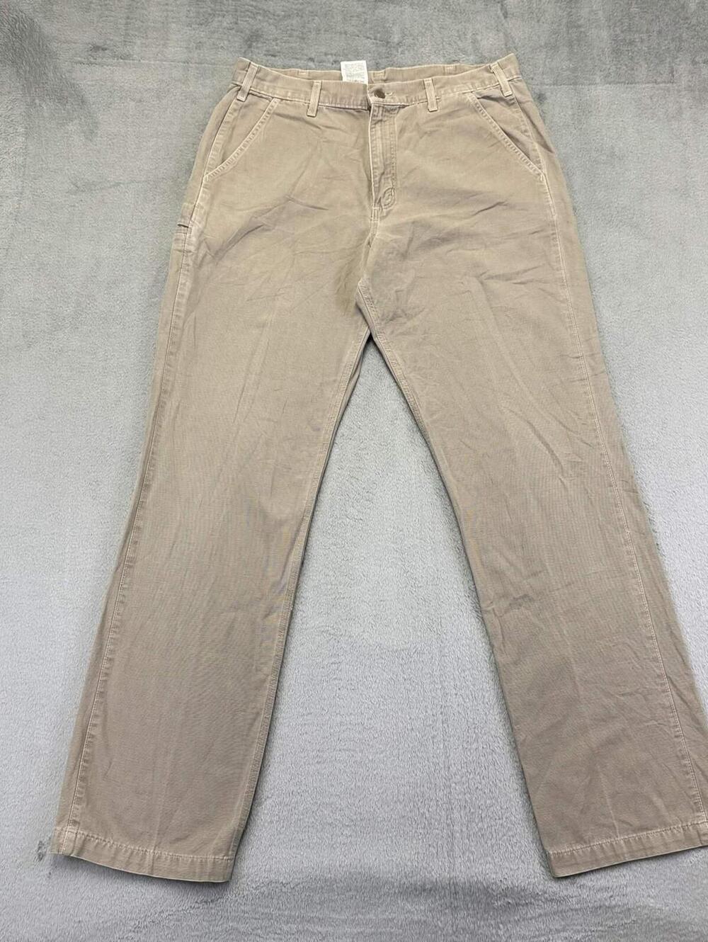 Carhartt B299 MUS Mushroom Canvas Carpenter Pants